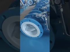 válvula de mariposa revestida con flúor