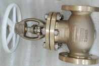 Válvula de globo del bronce de aluminio de ASTM B148 C95800 a través del tipo Seat soldado con autógena de la manera
