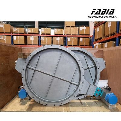 DN500 Pneumatic Marine Butterfly Valve BV High Temperature valve High Efficiency Emission Reduction
