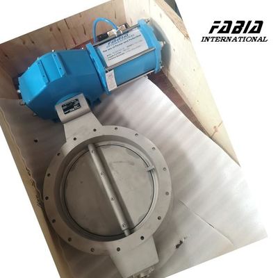 DN500 Pneumatic Marine Butterfly Valve BV High Temperature valve High Efficiency Emission Reduction