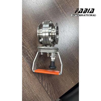 KF100 Válvula de mariposa de alto vacío de operación manual para instrumentos de investigación científica