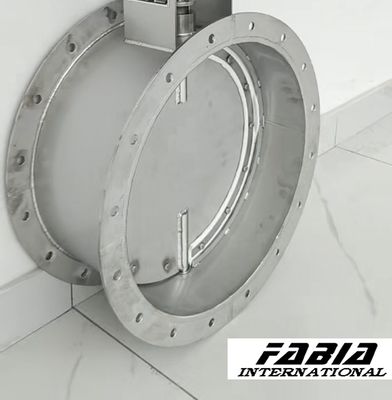 Electric Control Round Butterfly Damper Valve For Air Volume Control