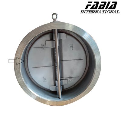 Válvula de mariposa industrial de acero inoxidable de gran diámetro DN500, válvulas de ventilación